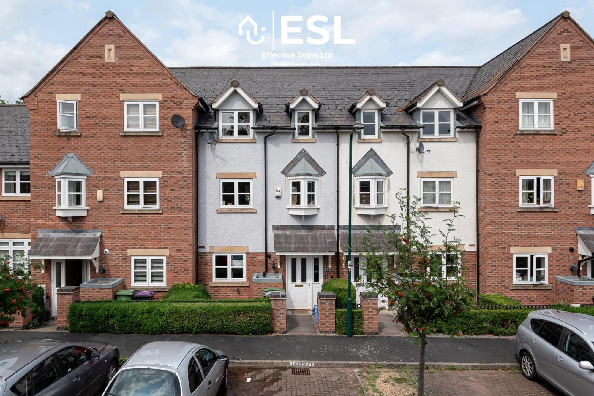 4 Bedroom Townhouse 10Mins Walk From Shrewsbury Town Centre With Parking Dış mekan fotoğraf